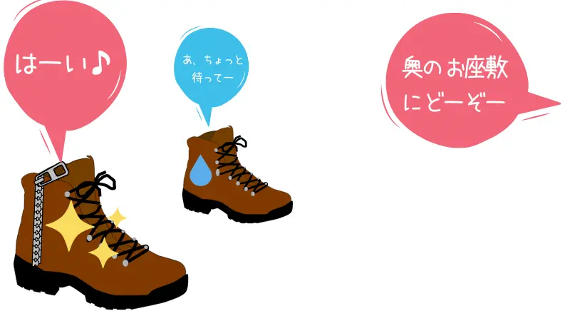日本の文化に合わせた脱ぎ履きしやすいサイドファスナー